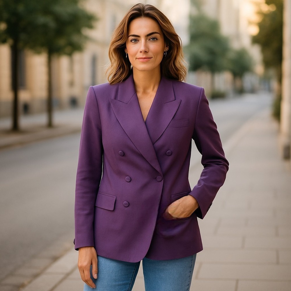 Women's En Avance Casual Blazer Size 18 W Grey